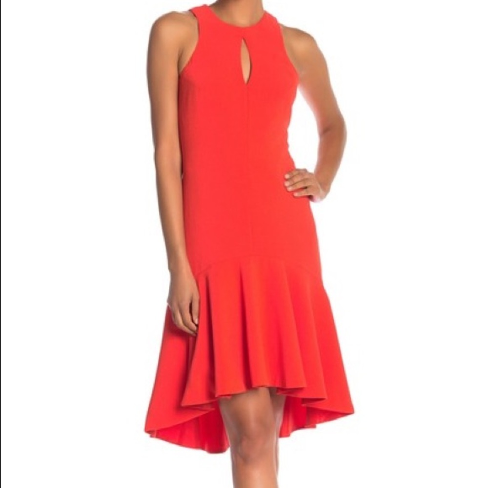 Trina Turk Petal Mermaid Hi-Low Dress NWT 8